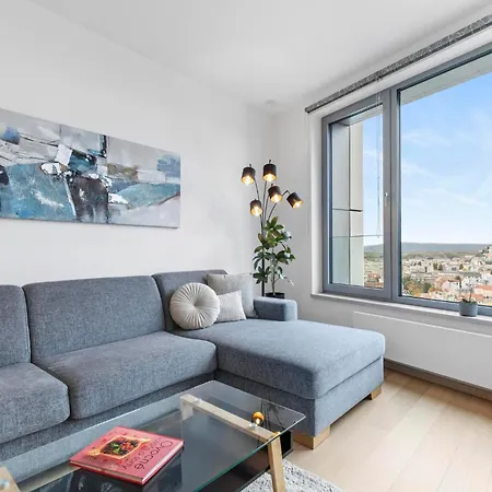 Sky Park 19Th Floor Panoramic Castle View Apartman Pozsony