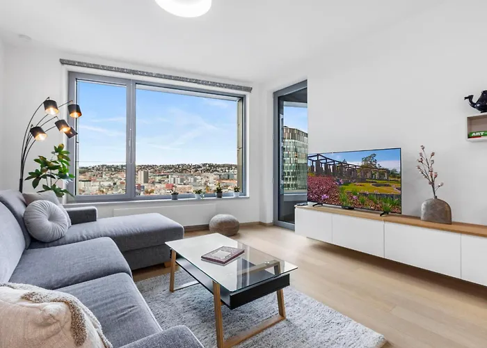 Apartment Luxury Sky Park - Panoramic Castle Views Bratislava